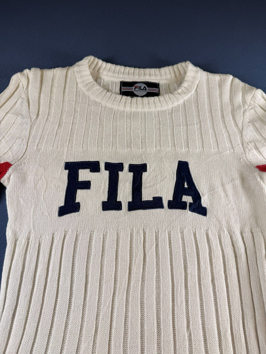 Fila Trui wit print