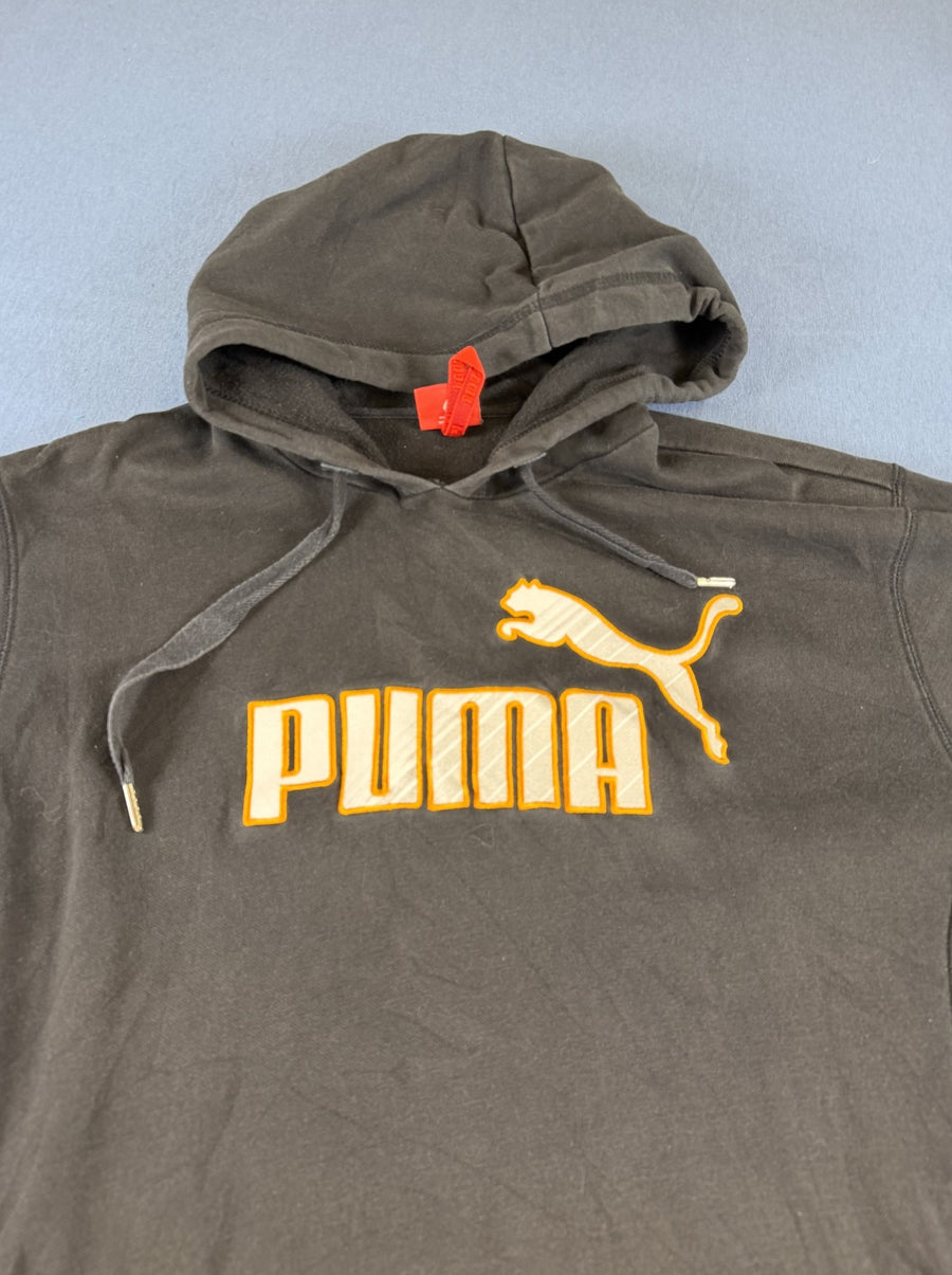 Zwarte Puma heren hoodie maat XL (sweater met capuchon)