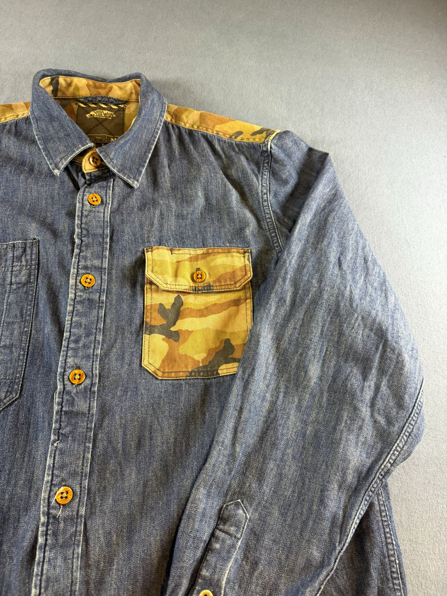 Vans Spijkerblouse grijs print