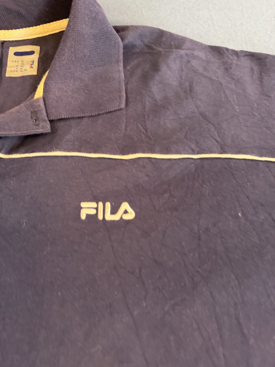 Blauw Fila sportshirt, maat XL (polo / piqué poloshirt)