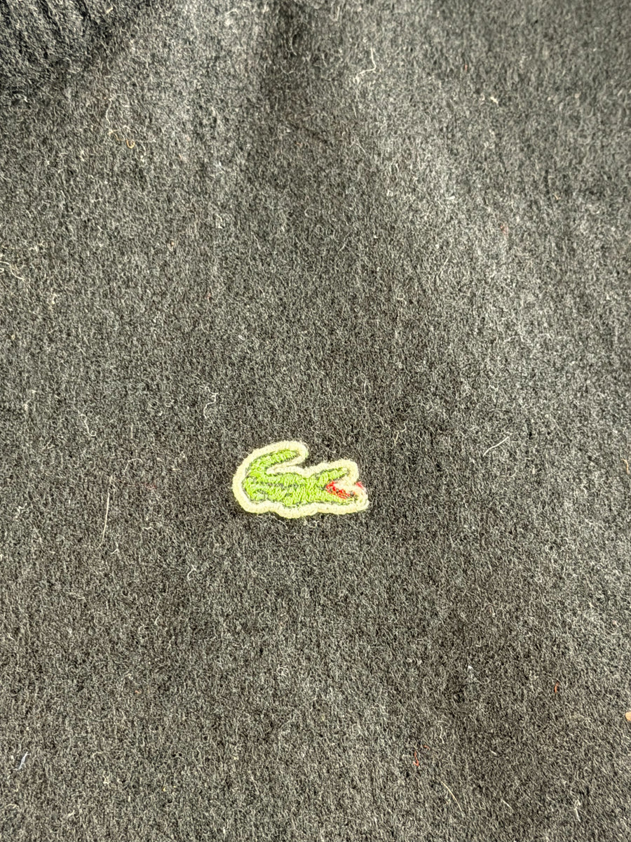 Lacoste trui zwart heren maat S sweater pullover gebreid vintage