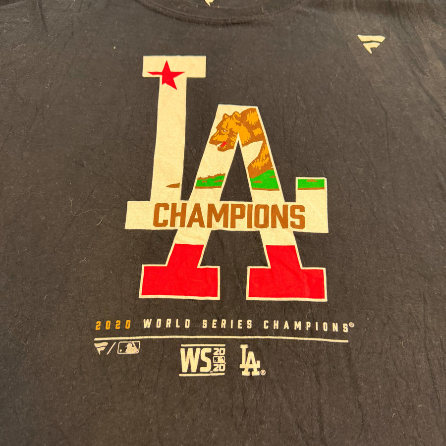 Fanatics Los Angeles Dodgers t-shirt zwart print heren maat XXL shirt tee