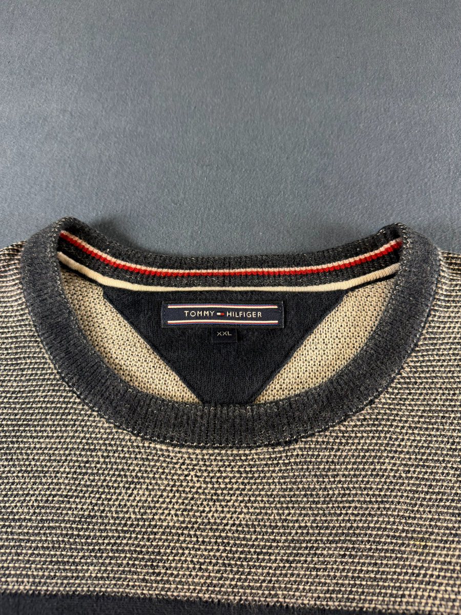 Tommy Hilfiger Trui grijs gestreept