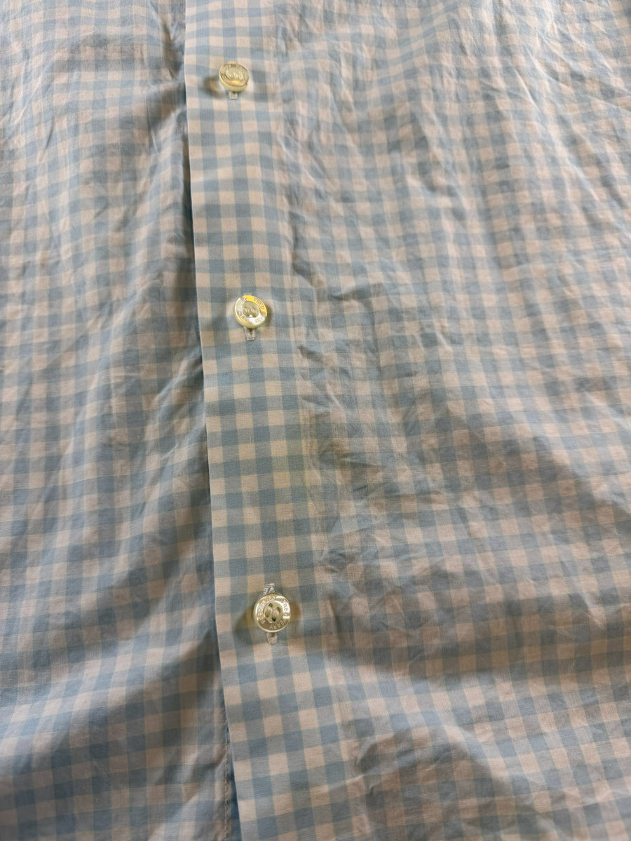 Fred Perry Blouse blauw geruit