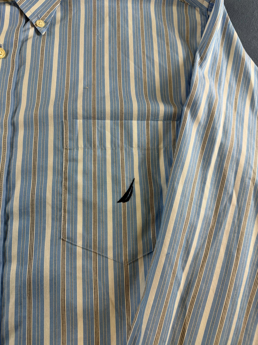 Nautica Blouse blauw gestreept