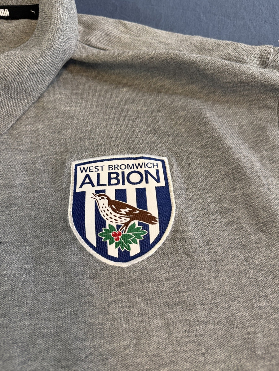 Grijze Puma polo West Bromwich Albion (supportersshirt), maat 3XL