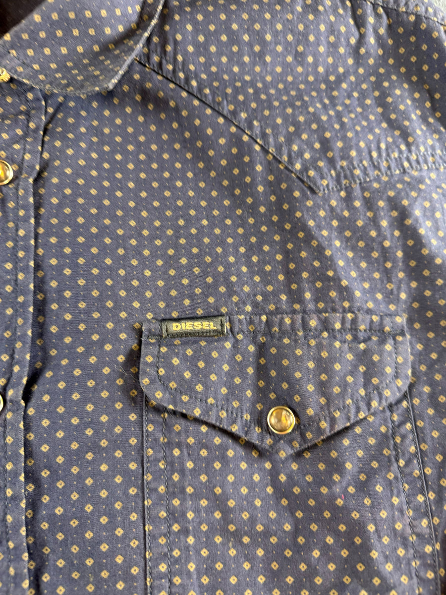 Diesel Blouse blauw print