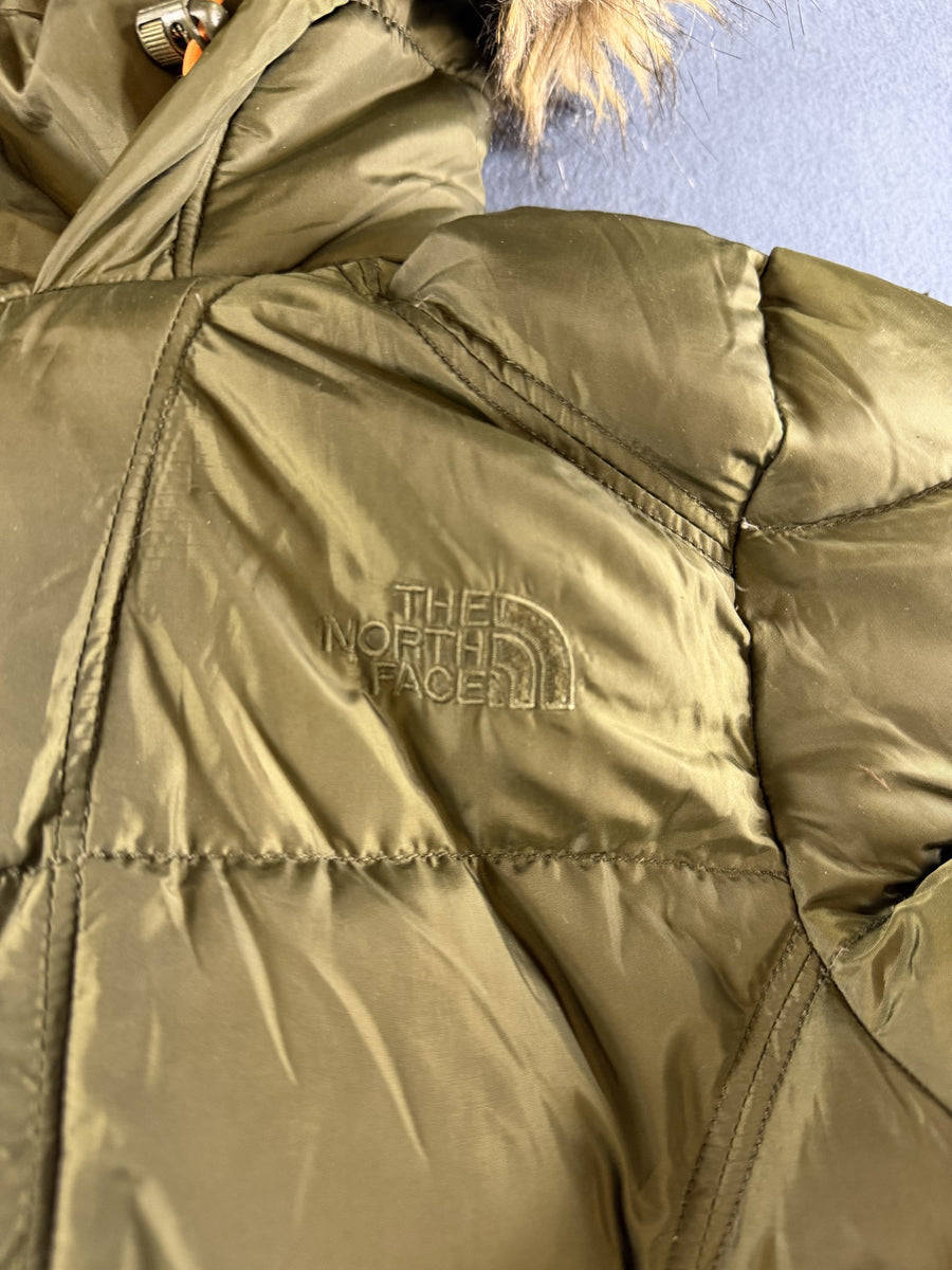 The North Face Gewatteerde jas groen