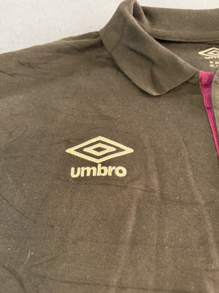 Zwart Umbro rugbypolo (England RFU supportersshirt), maat 4XL