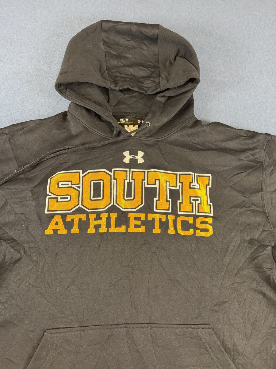 Zwart Under Armour sweater (hoodie/fleecevest), heren maat M, oversized silhouet