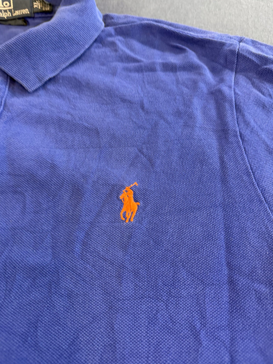 Kobaltblauw Polo Ralph Lauren Poloshirt (Polo / Piqué Shirt) Heren Maat XL Preppy Basic