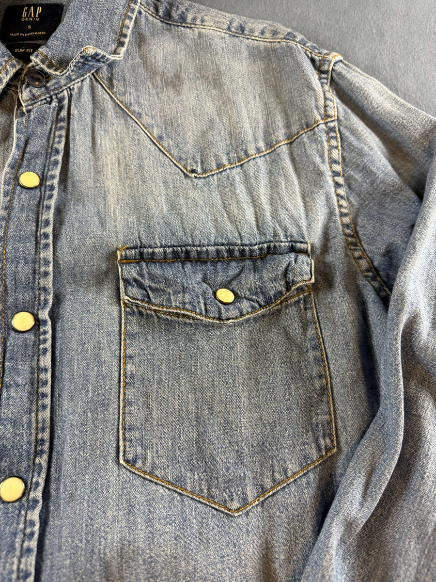 Gap Spijkerblouse blauw