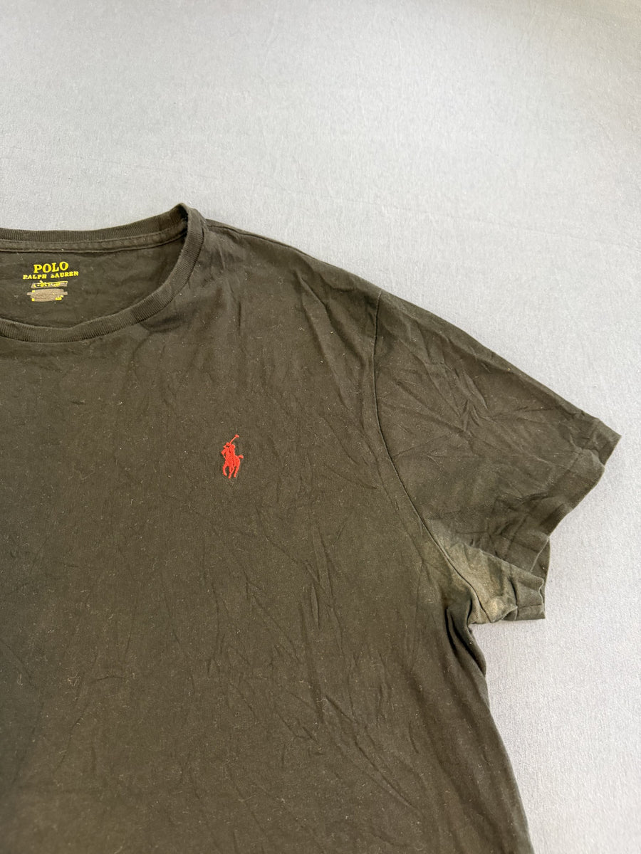 Ralph Lauren t-shirt groen heren maat M katoen shirt tee effen