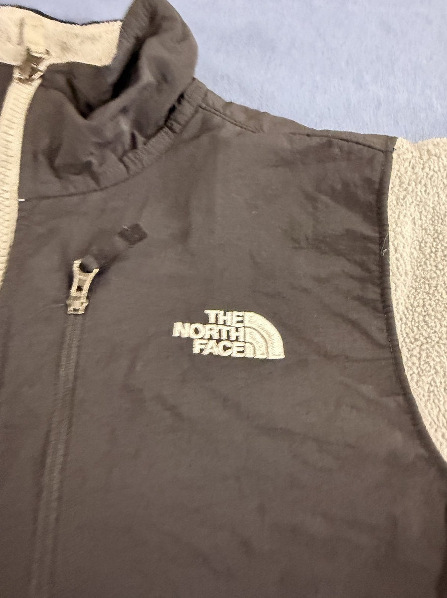 Grijs fleecevest van The North Face (ook fleecetrui, maat S)