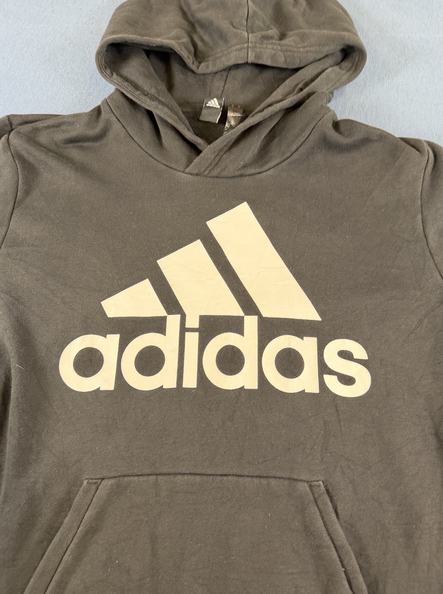Zwarte adidas hoodie, heren maat S (capuchontrui / sweater)