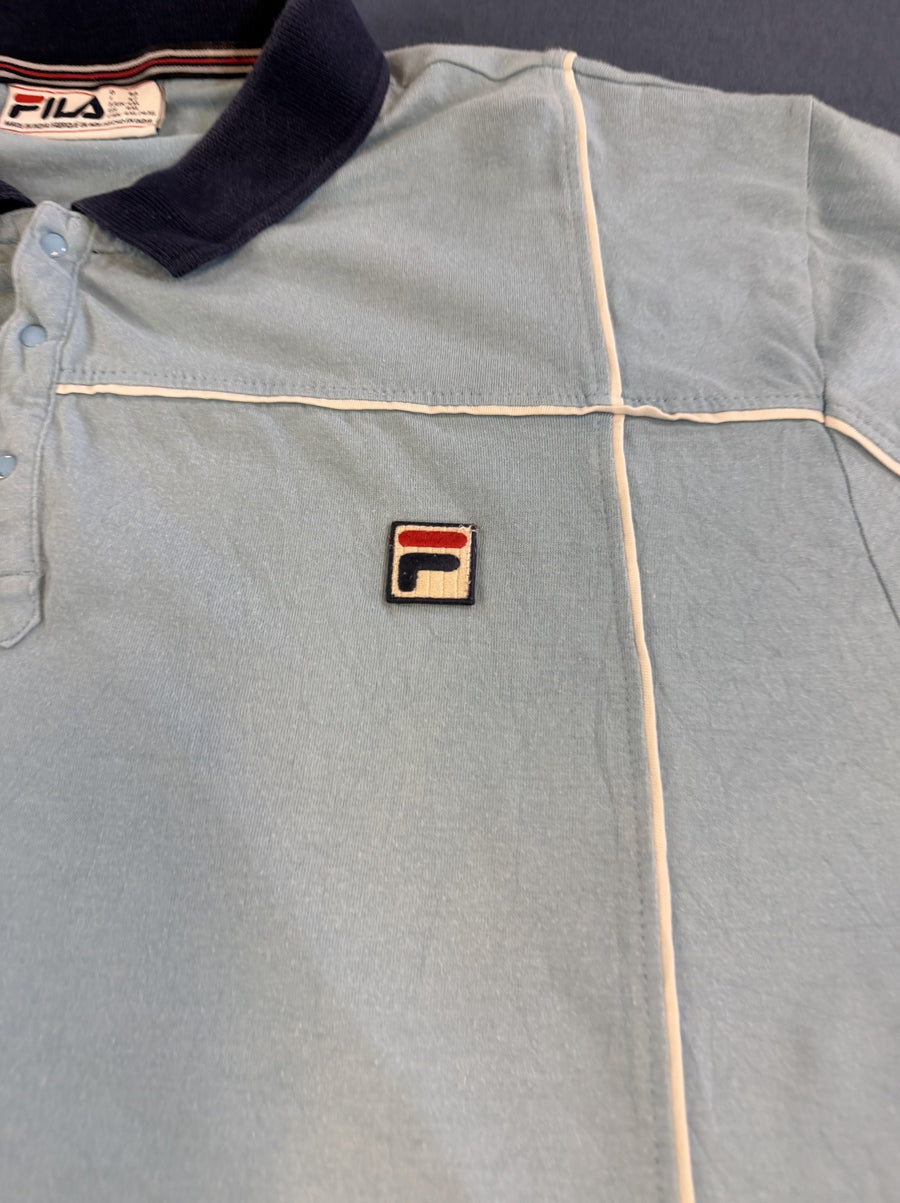Blauwe FILA polo maat 4XL (tennisshirt / poloshirt)
