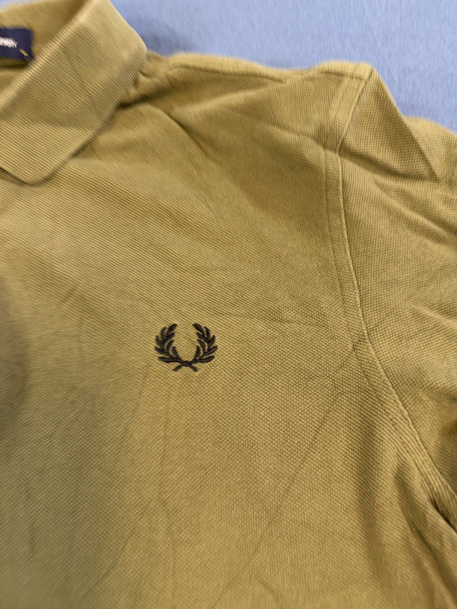 Bruine Fred Perry polo maat M (poloshirt / pikéshirt), piqué katoen