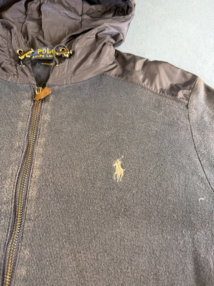 Polo Ralph Lauren Hoodie met rits blauw Estate Rib