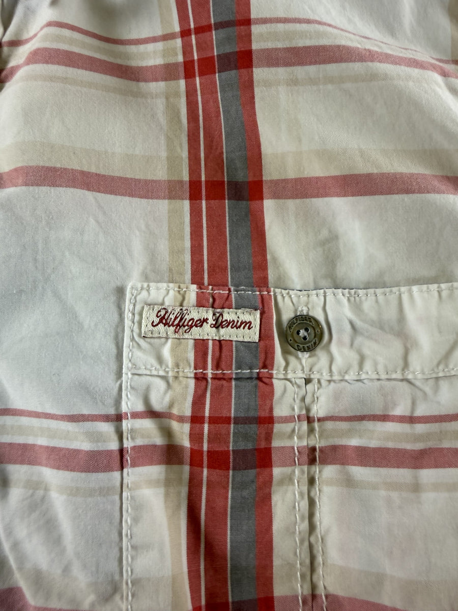 Hilfiger Denim Blouse wit geruit