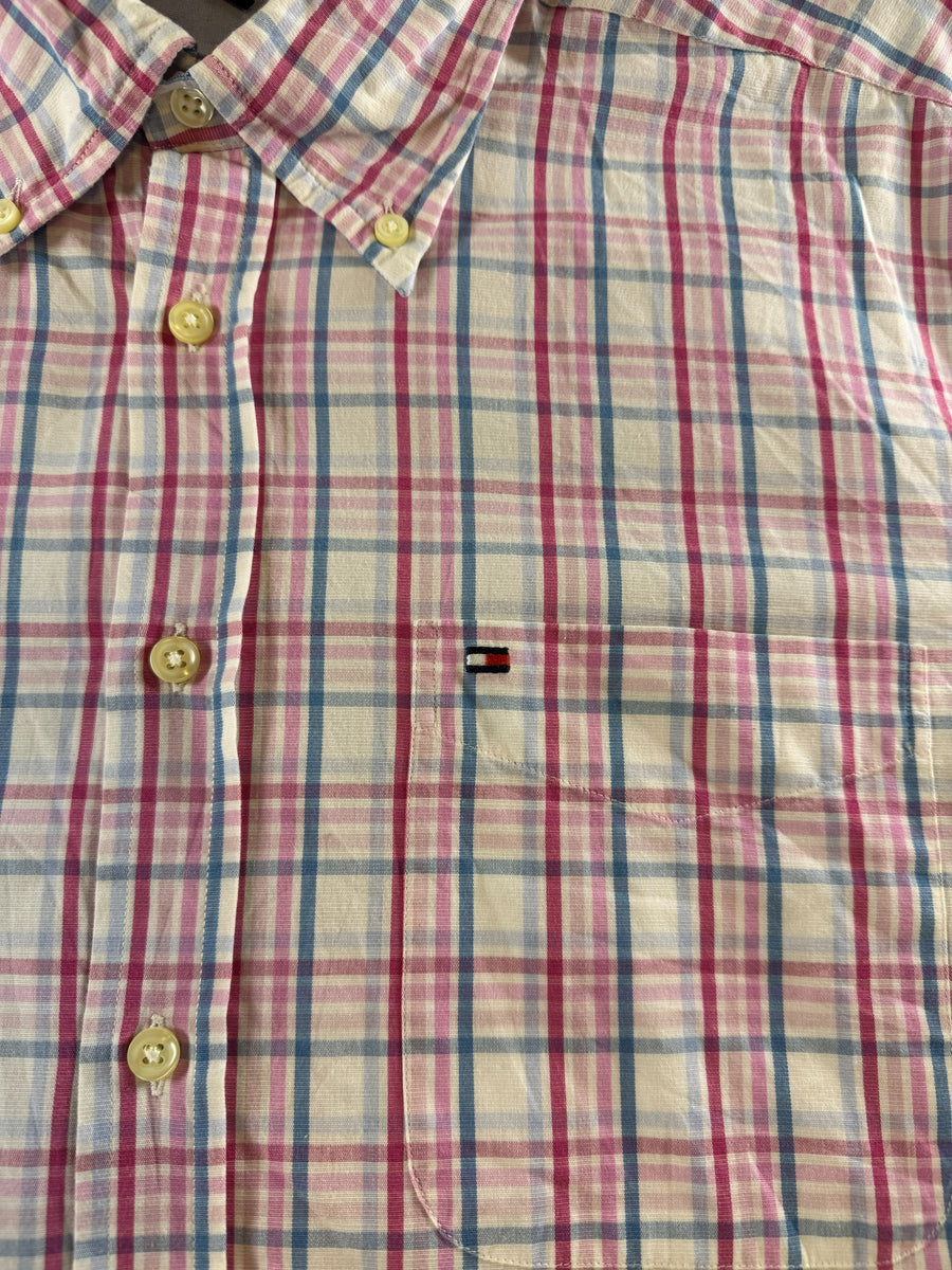 Tommy Hilfiger Blouse roze geruit