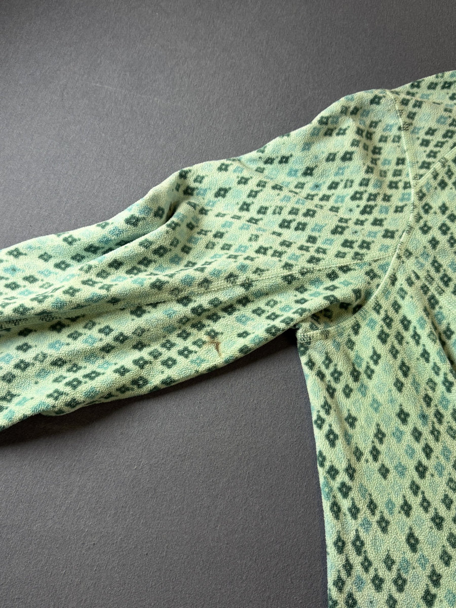 The North Face Fleece vest groen print