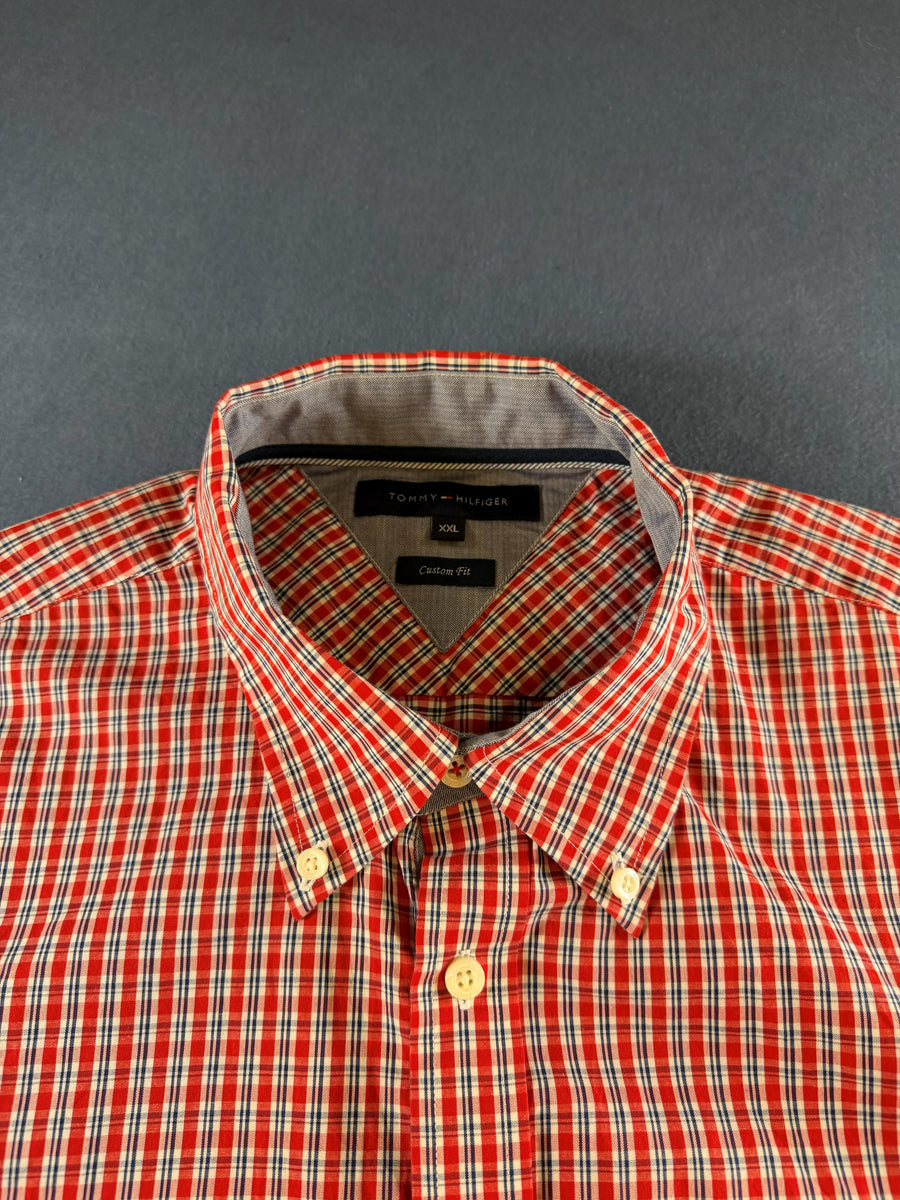 Tommy Hilfiger Blouse rood geruit