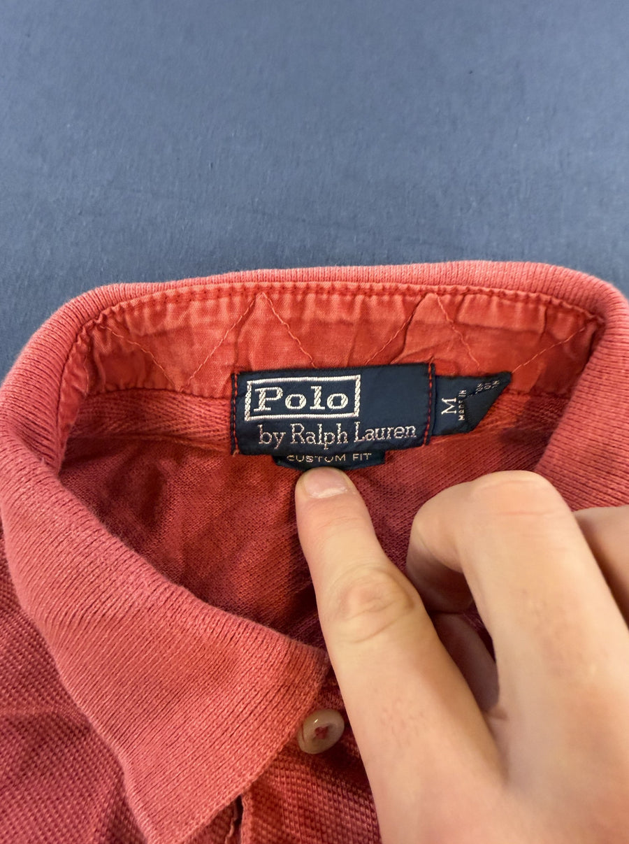 Rood piquéshirt Polo Ralph Lauren – maat M (poloshirt / tennisshirt, Custom Fit)