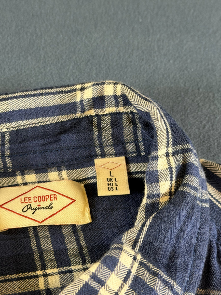 Lee Blouse blauw geruit