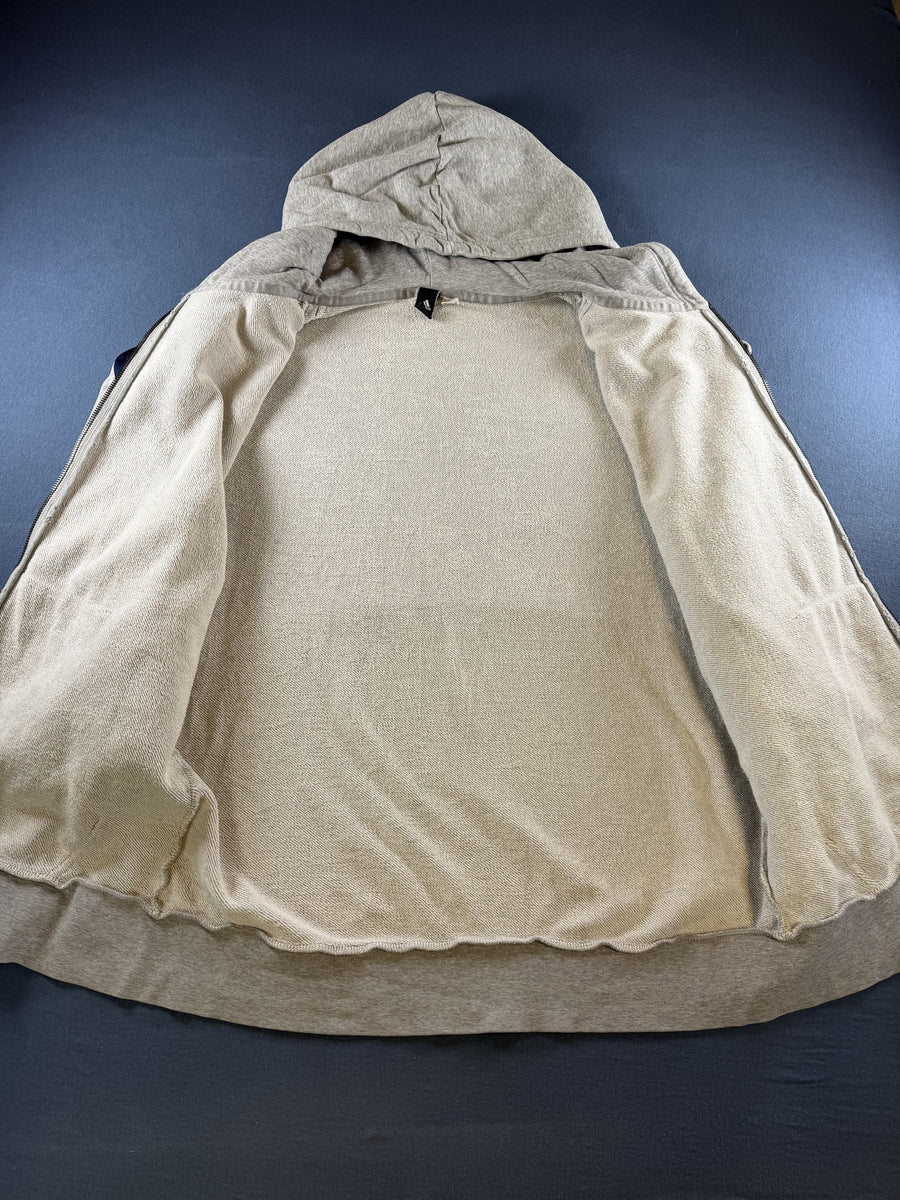 adidas hoodie grijs maat L 3-Stripes