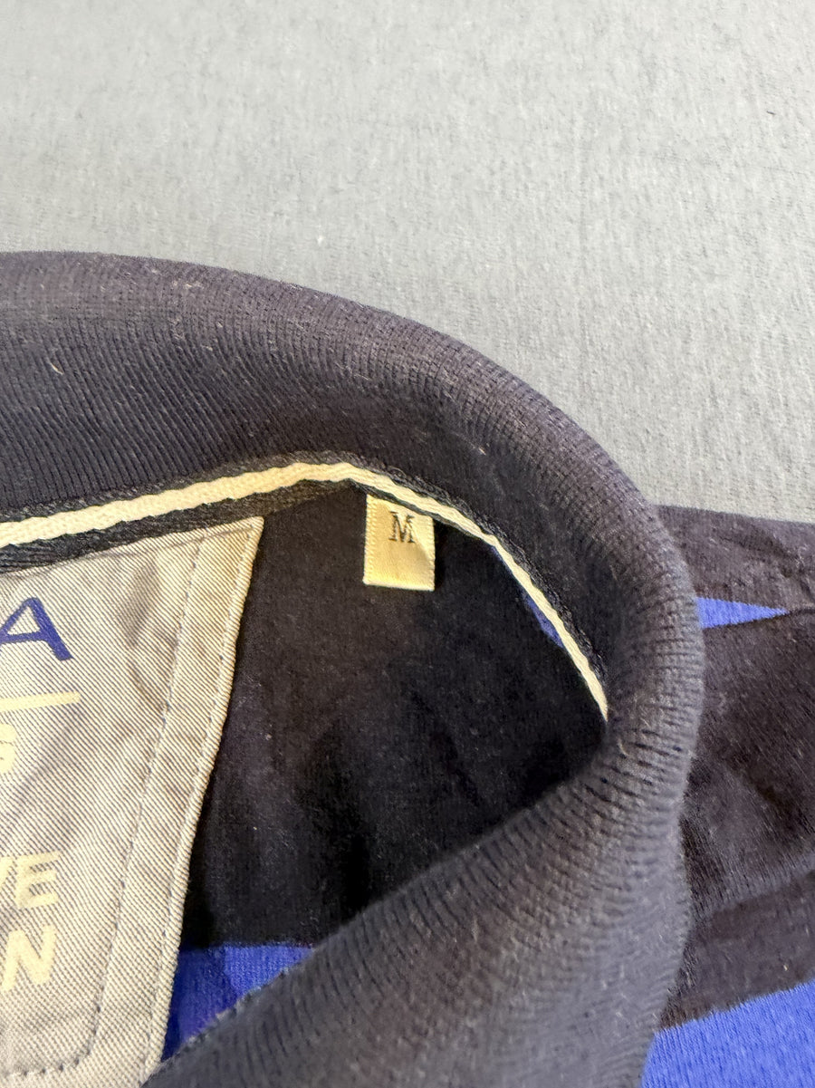 Blauwe Nautica poloshirt (polo), US Sailing editie, jaren 90