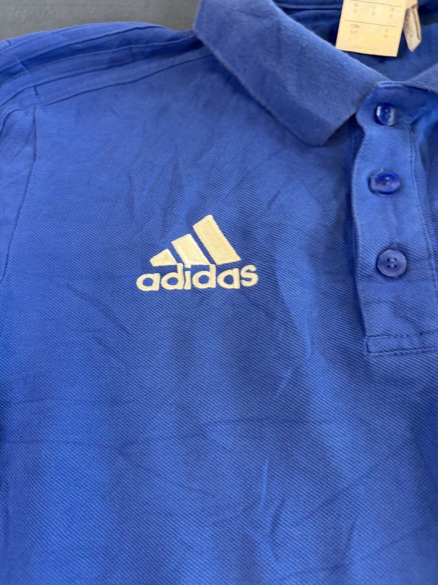 Blauw adidas voetbalshirt Egypte (sportpolo), maat S