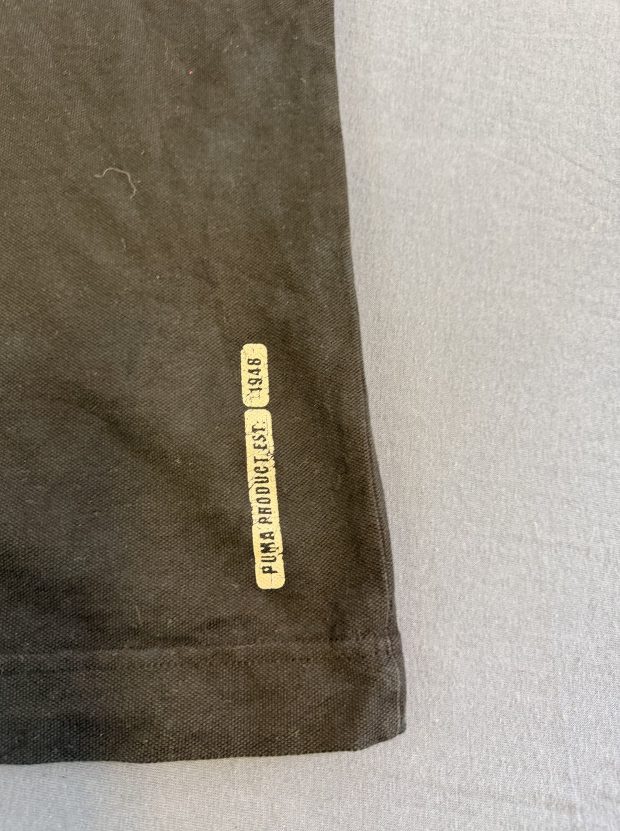 Zwarte Puma polo maat M (piquéshirt met korte mouw)