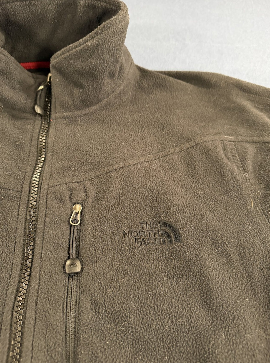 Rood fleecejack The North Face (fleecevest) met volledige rits, maat M