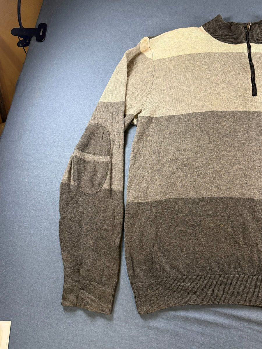 Puma Sportsweater grijs gestreept