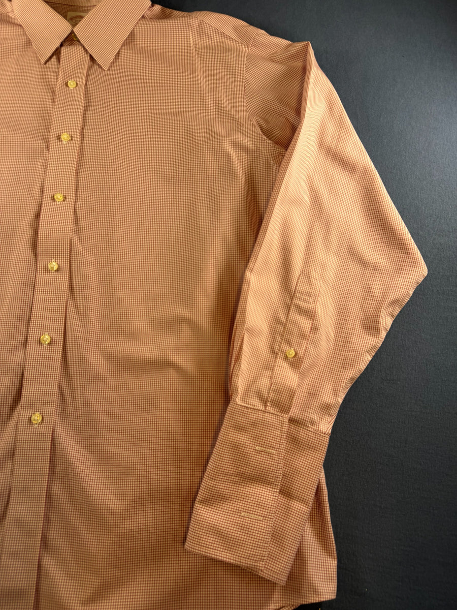 Brooks Brothers Blouse oranje geruit