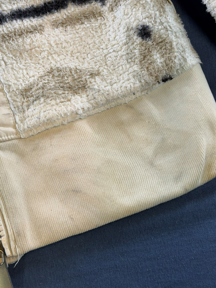 The North Face Fleece vest beige print