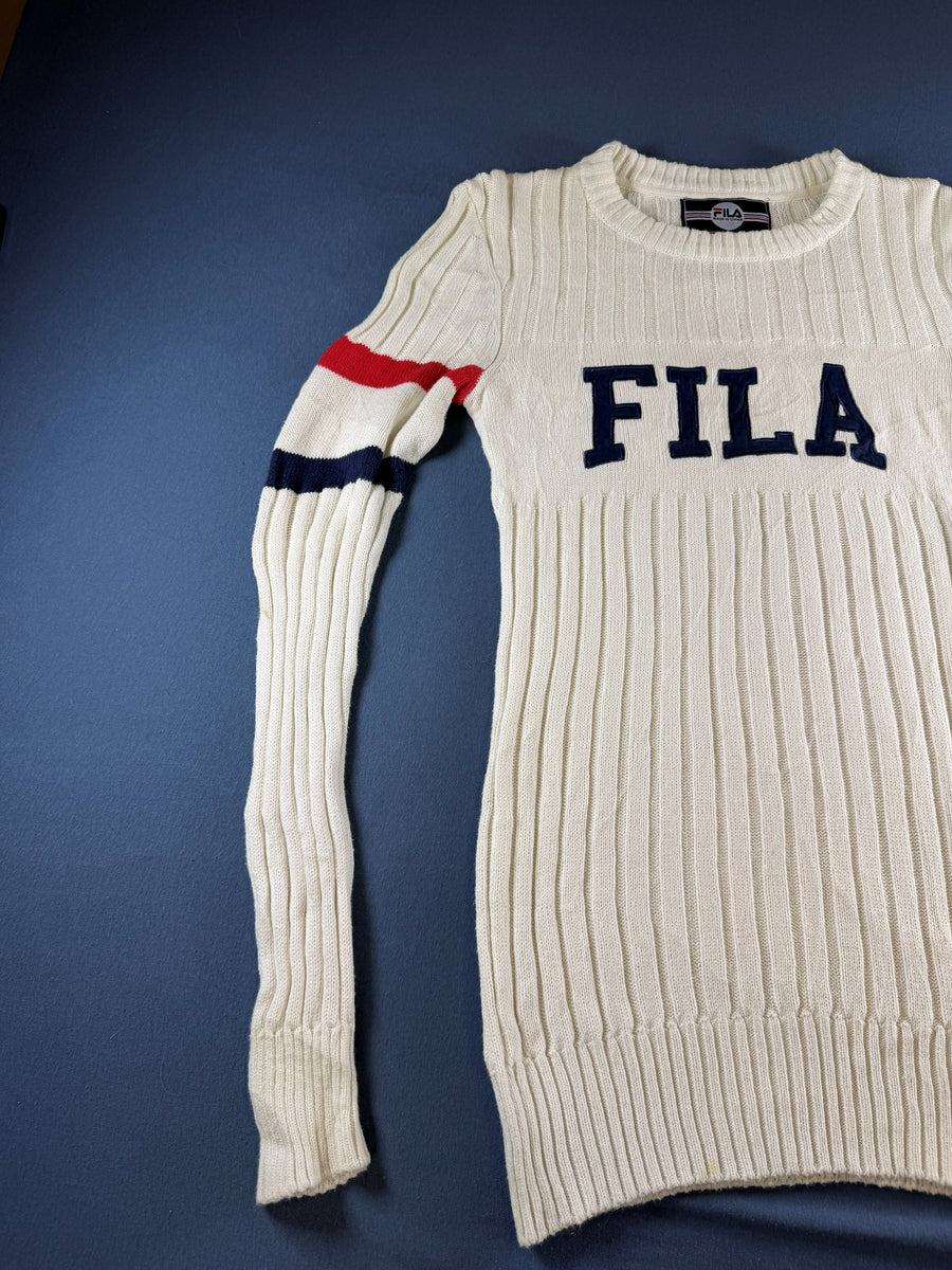 Fila Trui wit print