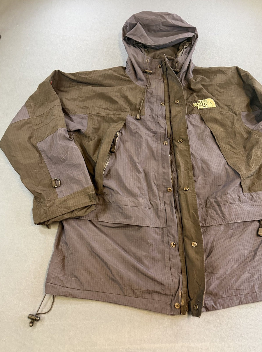 Blauwe The North Face Summit Series regenjas (shelljas / outdoorjack), maat L