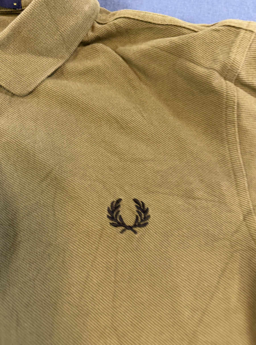 Bruine Fred Perry polo maat M (poloshirt / pikéshirt), piqué katoen