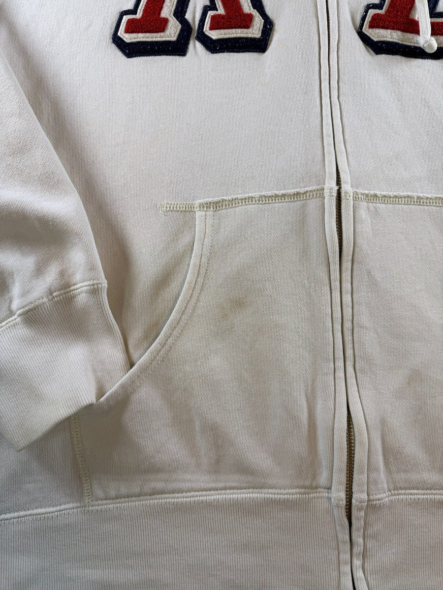 Ralph Lauren Hoodie met rits wit print
