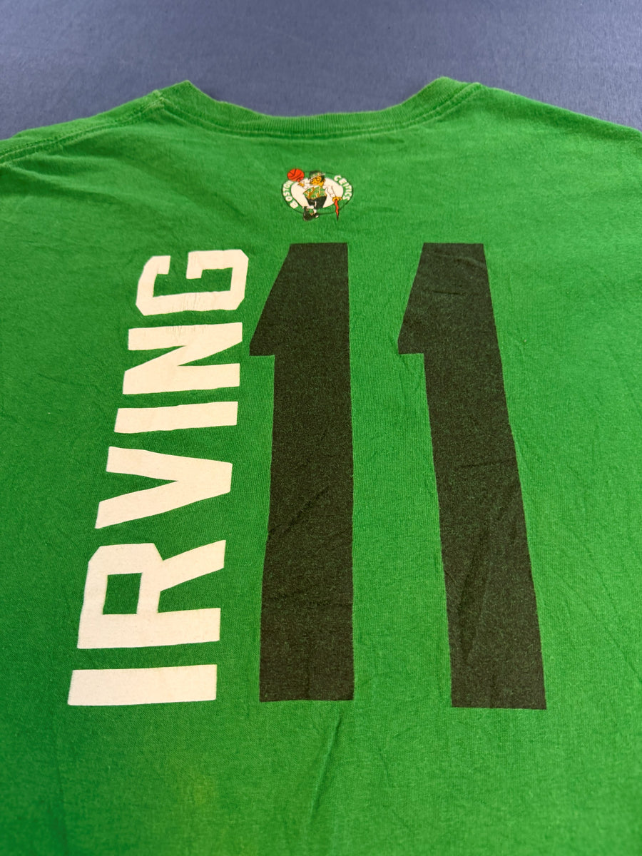 Majestic t-shirt groen print heren maat L shirt tee