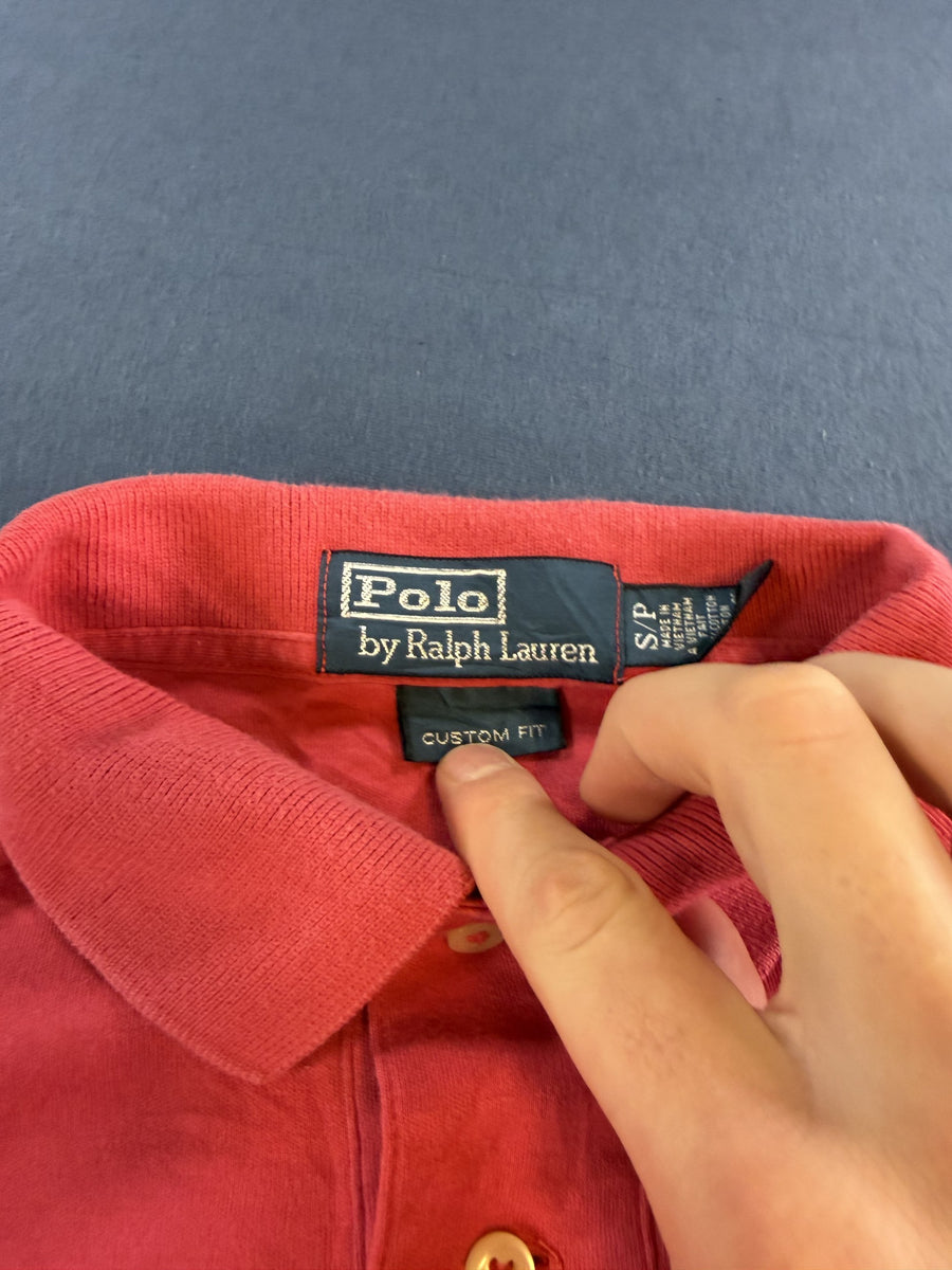 Polo Ralph Lauren poloshirt rood maat S Custom Fit