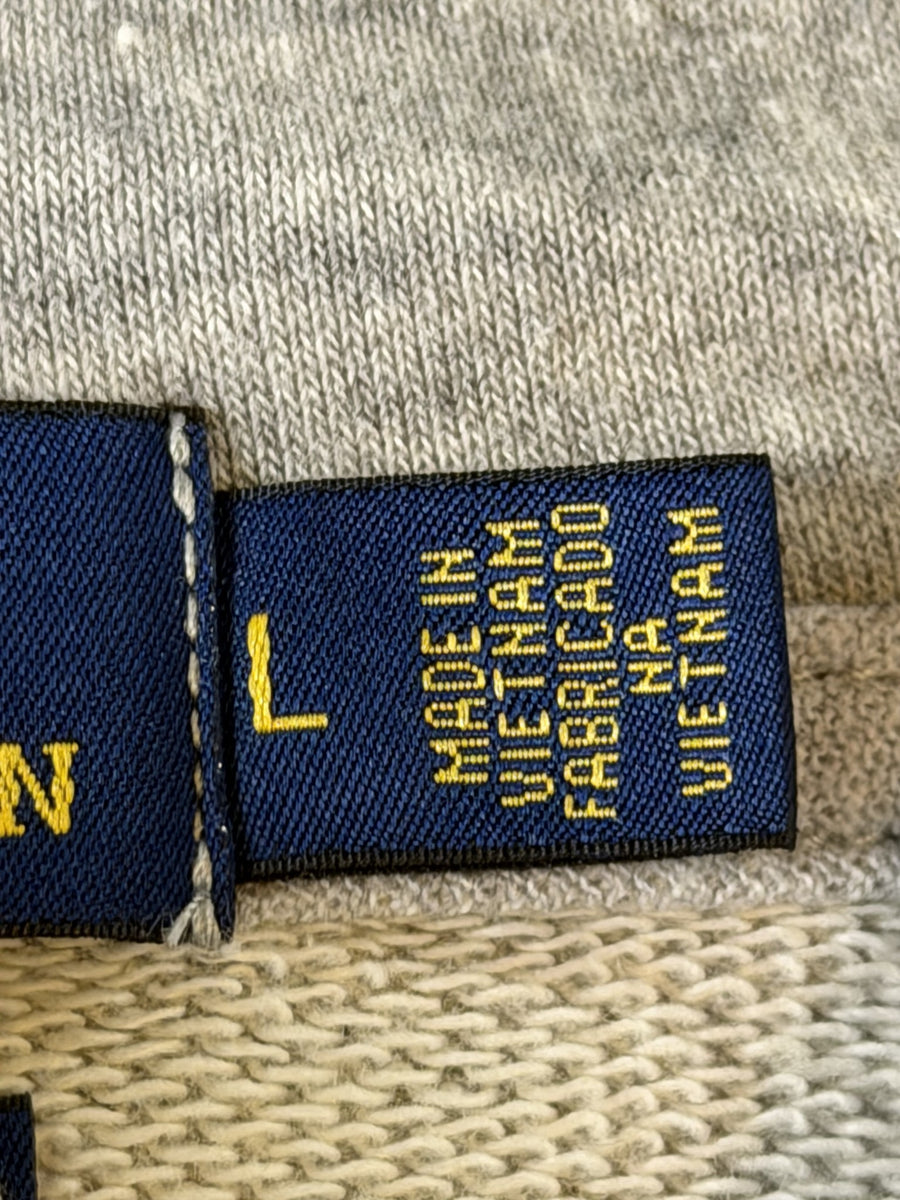 Polo Ralph Lauren Hoodie met rits grijs gemêleerd