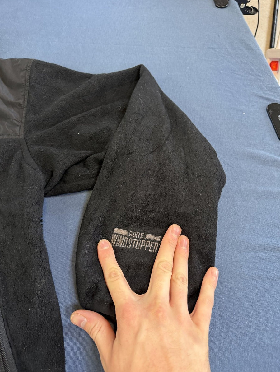 Zwart fleecevest (fleecetrui) van The North Face Summit Series — maat S