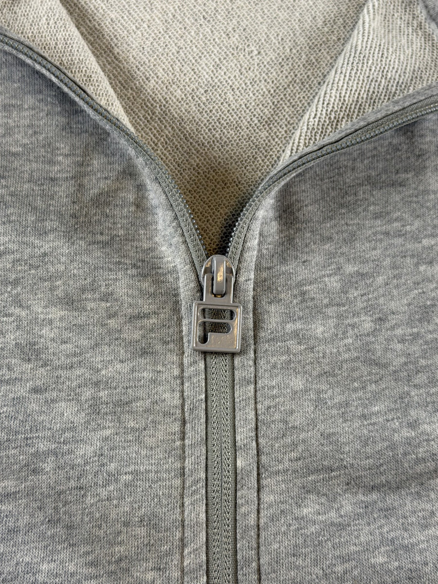 FILA sweatvest grijs maat XXL opstaande kraag