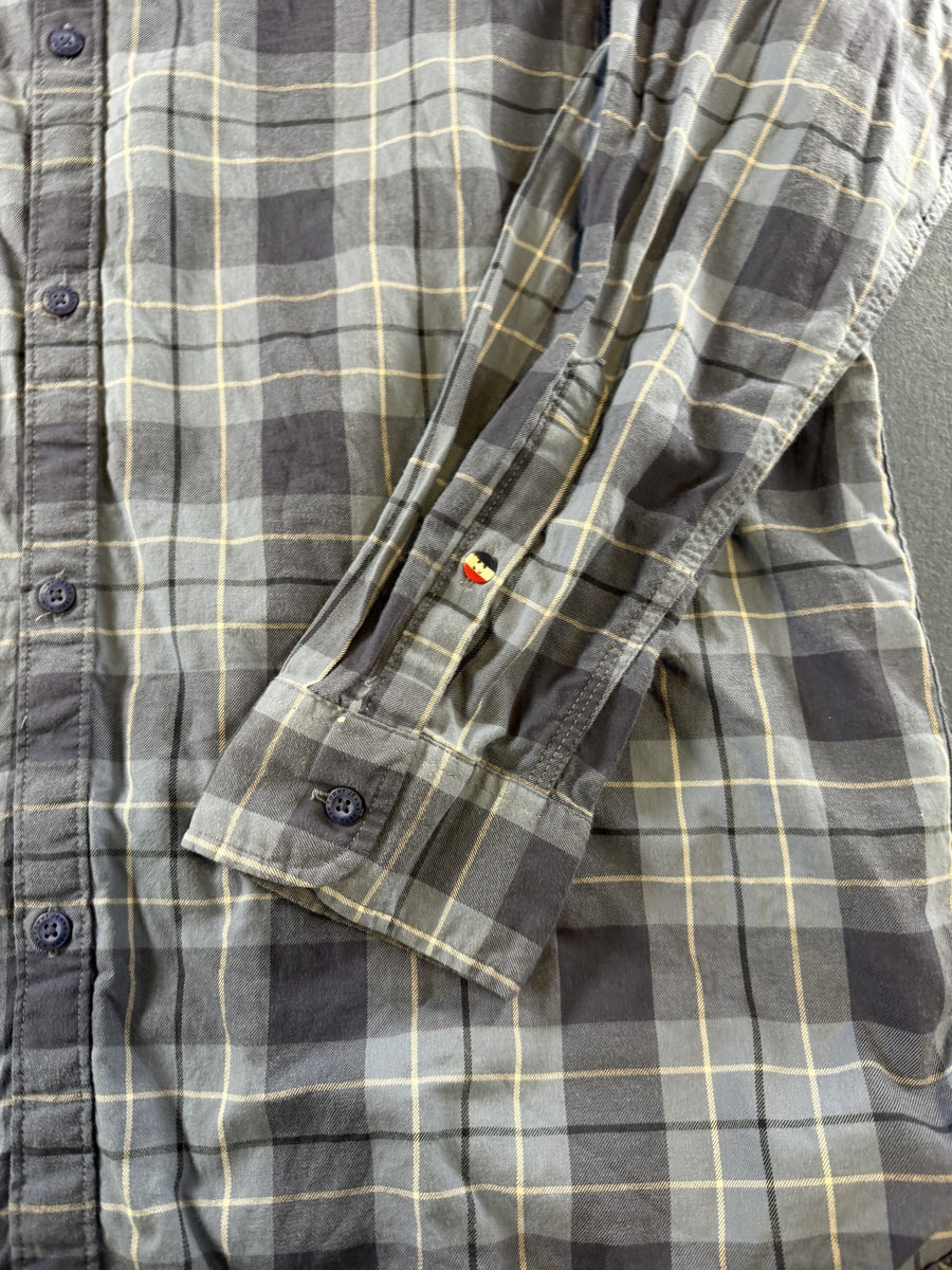 Tommy Jeans Blouse blauw geruit
