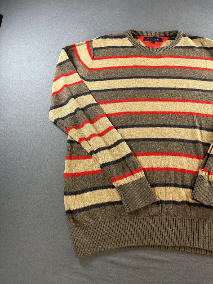 Tommy Hilfiger Trui grijs gestreept