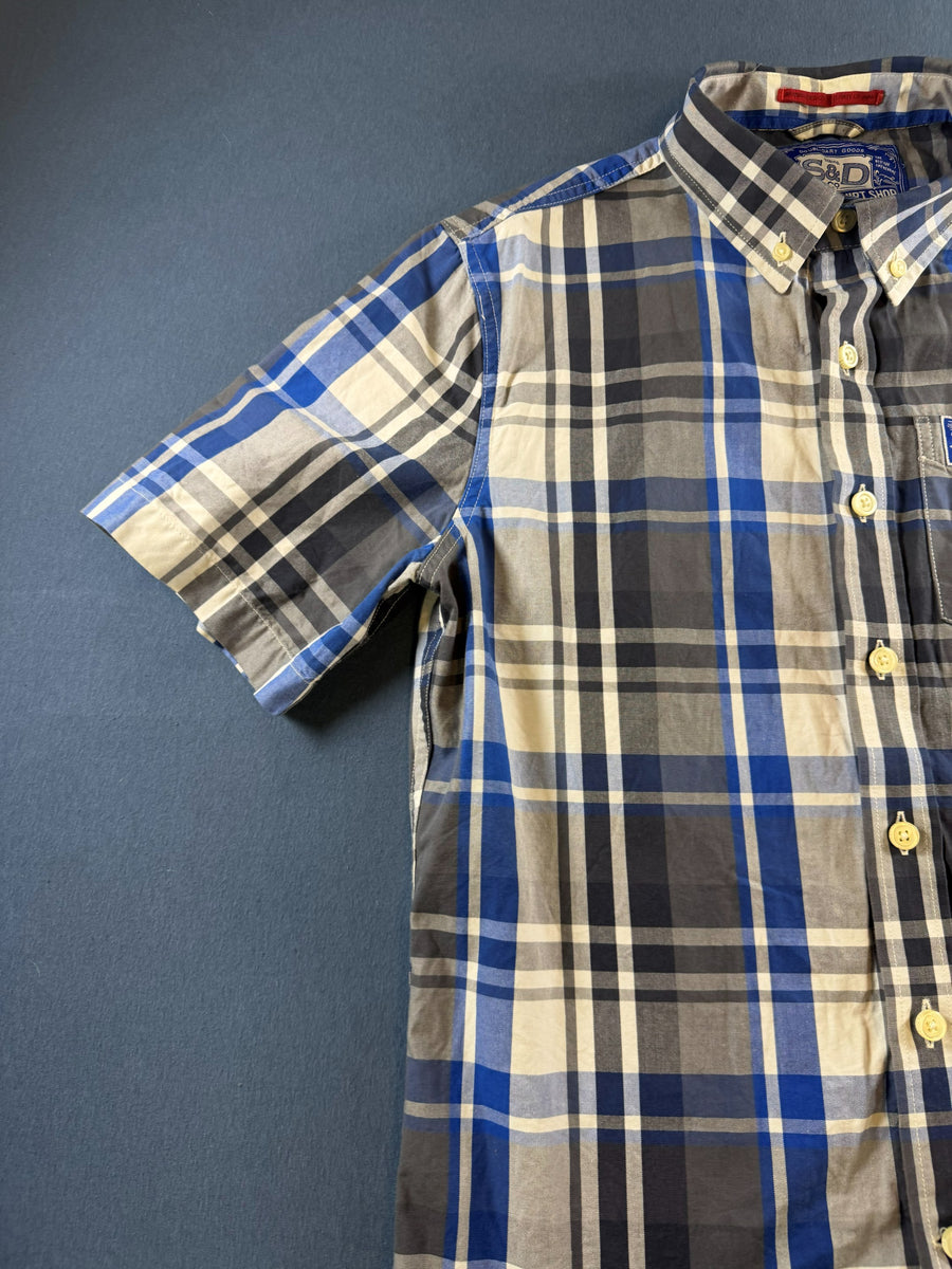 Superdry Blouse grijs geruit