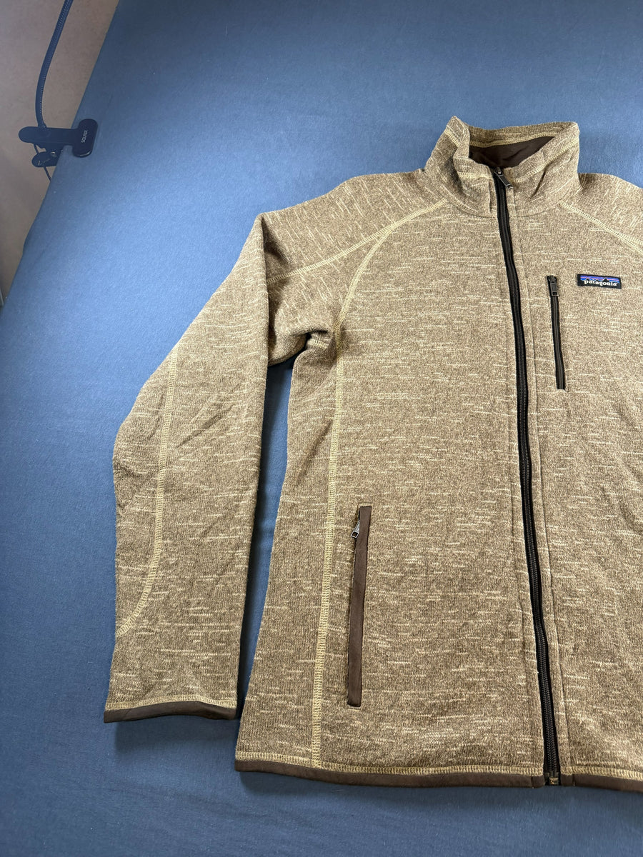 Patagonia Fleece vest beige gemêleerd