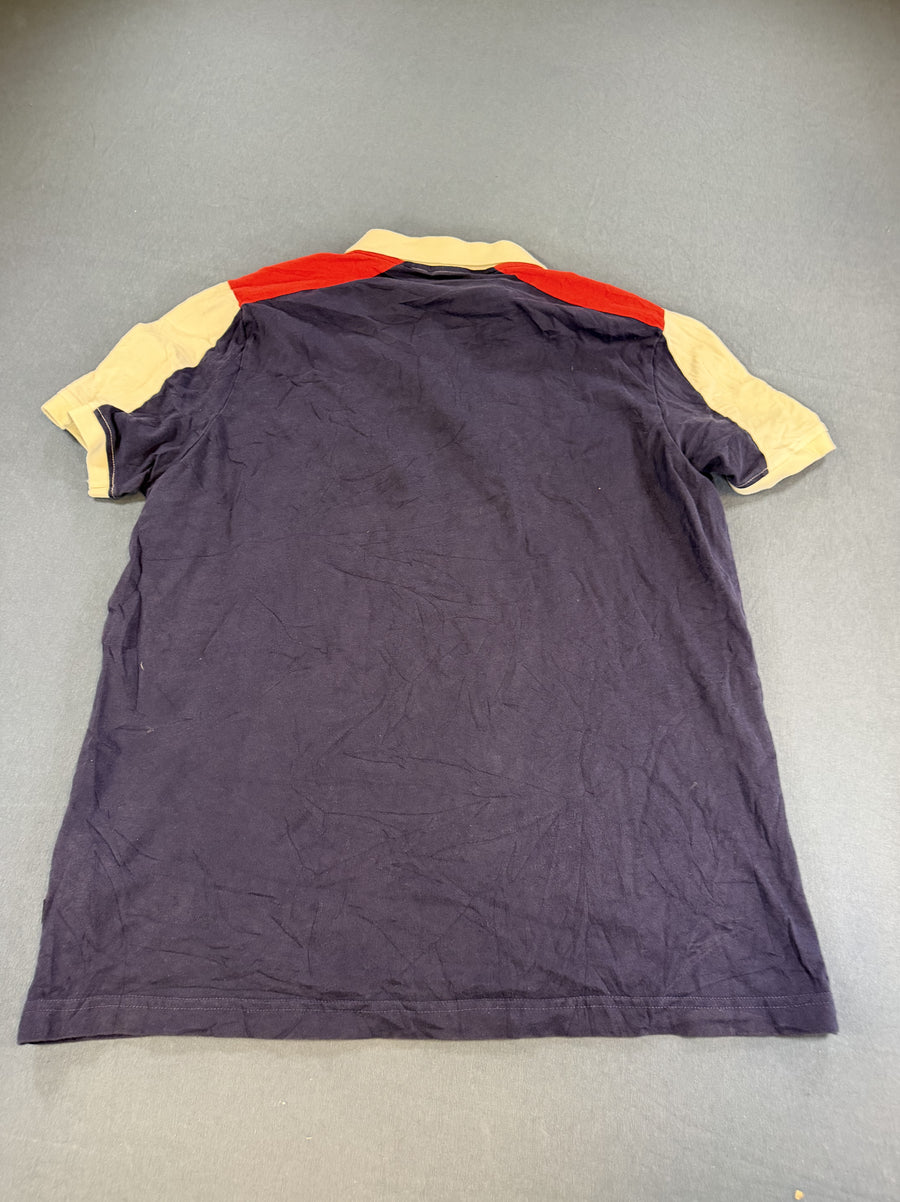 Blauwe Puma polo, heren maat L (poloshirt / piqué polo)